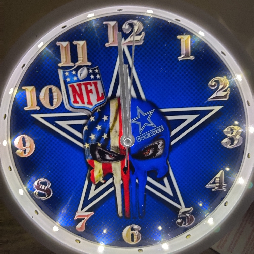 Dallas Cowboys clock